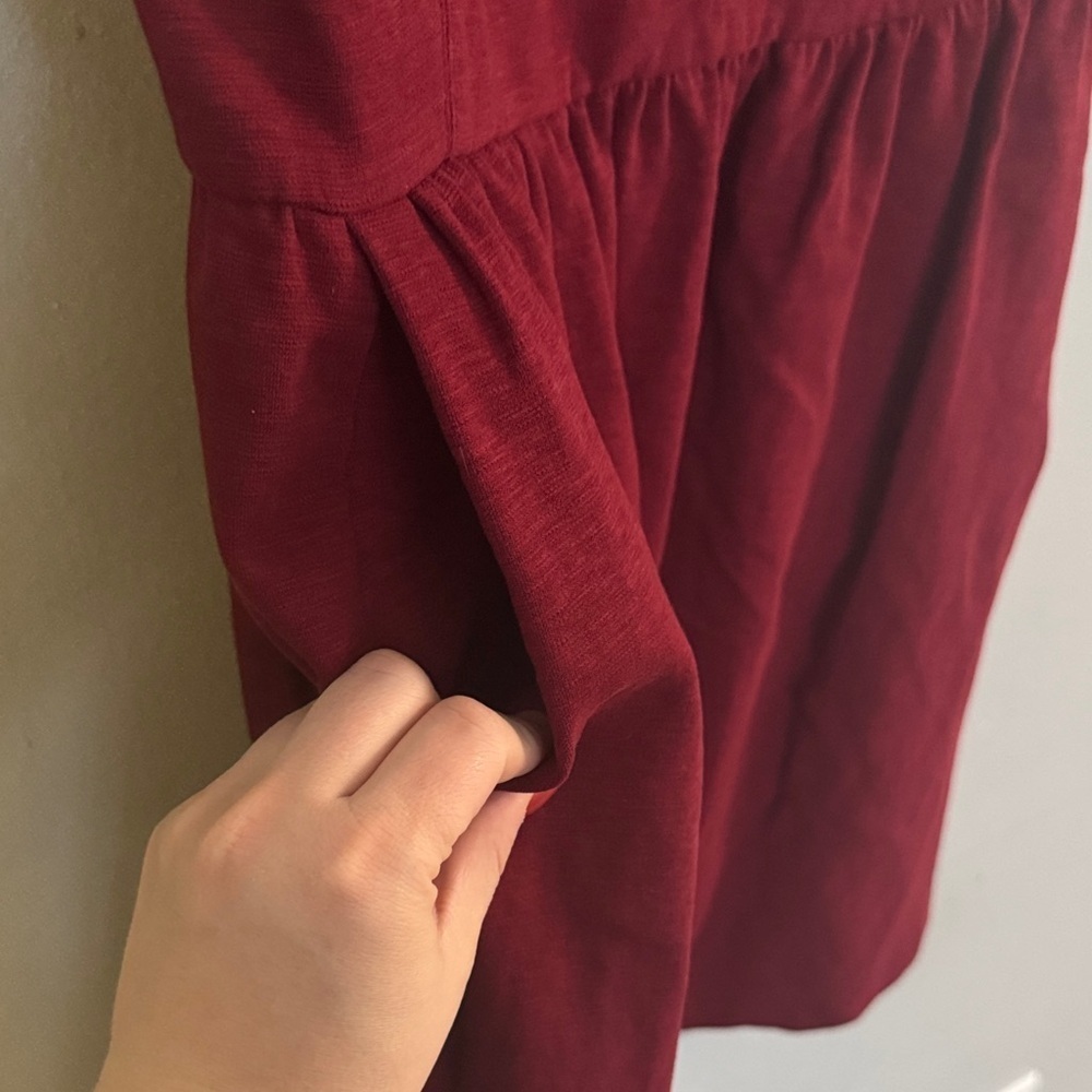 Elegant J. Crew Burgundy Sleeveless Dress - Picture 6 of 8